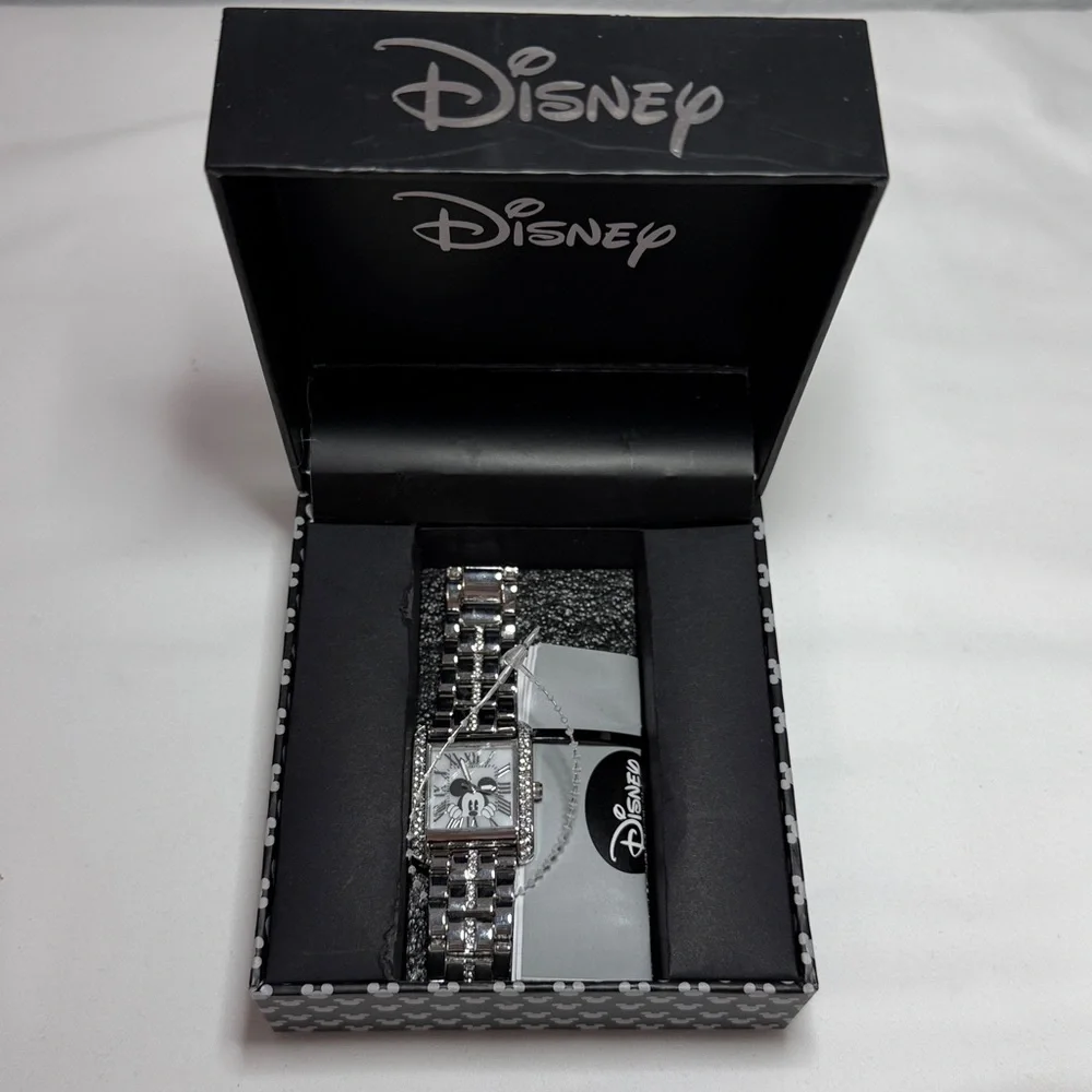 Disney Black and Silver‎ Mickey Mouse Watch